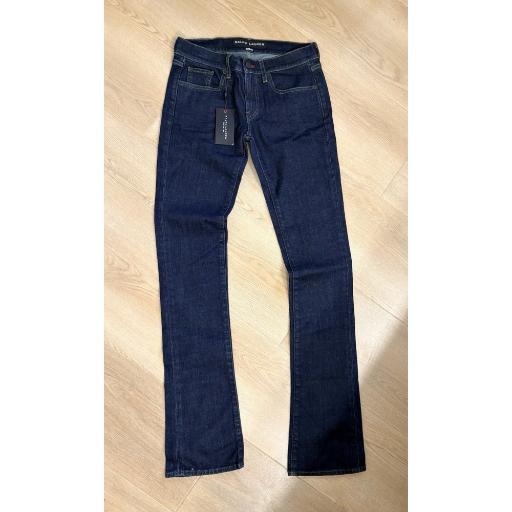 NWT$295 RALPH LAUREN 380 Made in Italy 5 Pocket Modified Slim Boot Jeans Sz 27